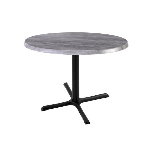 30" Tall In/Outdoor All-Season Table, 30" dia. Greystone Top